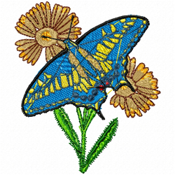 Butterfly Embroidery Design 12